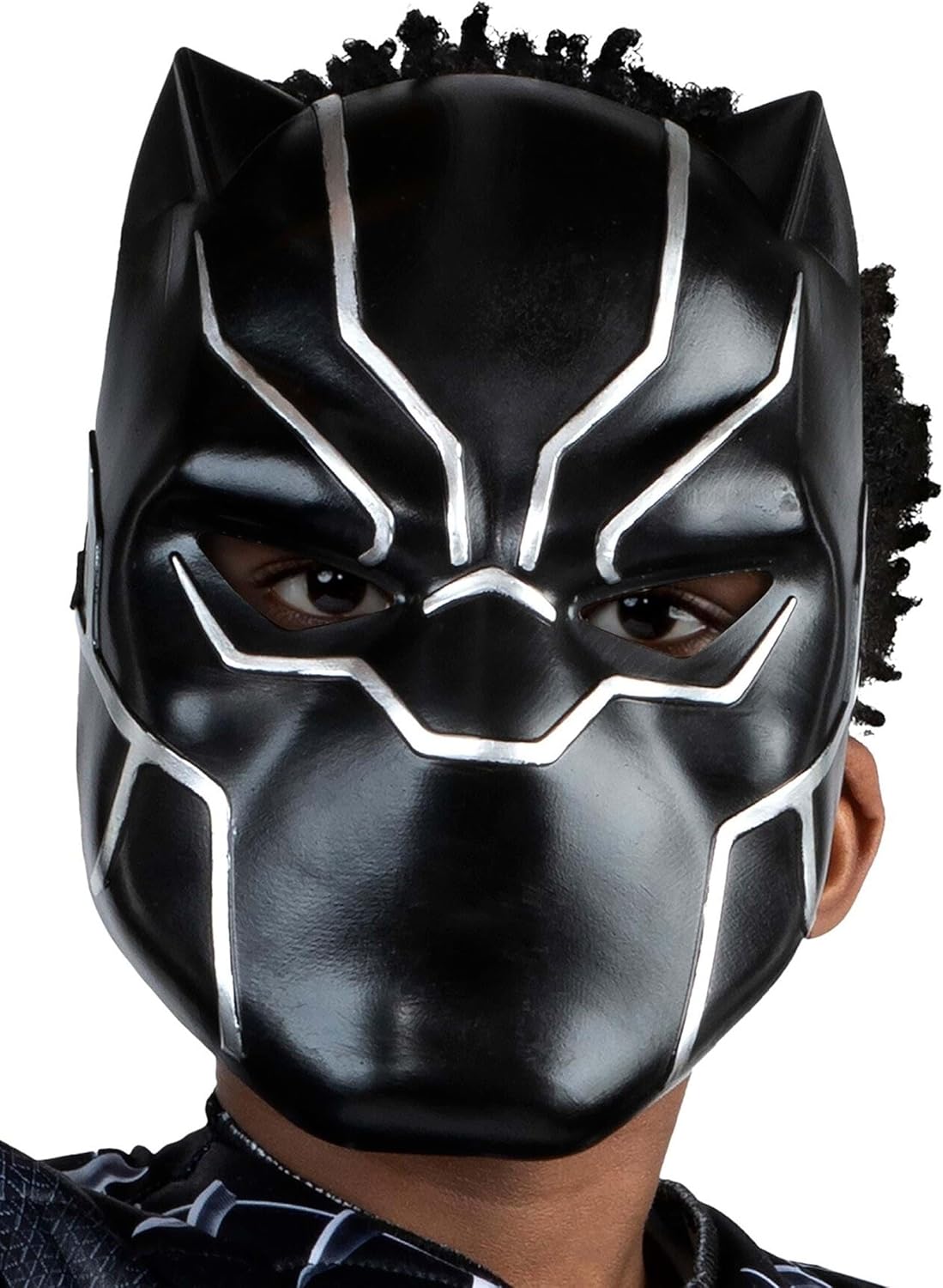 Jazwares Black Panther Half Mask costume Wakanda Warrior ACCESSORY for Kids