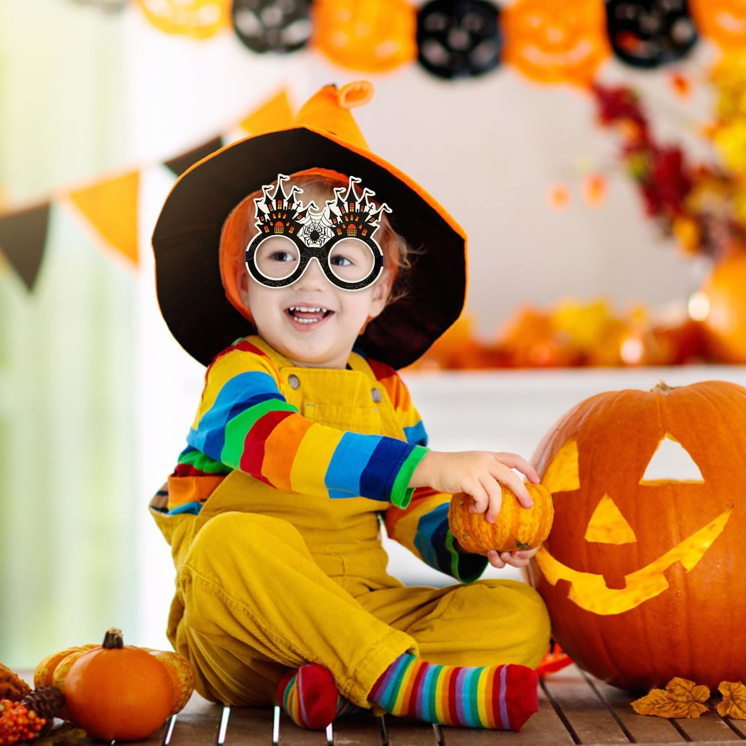 12-Piece Halloween Party Glasses Spooky and Fun