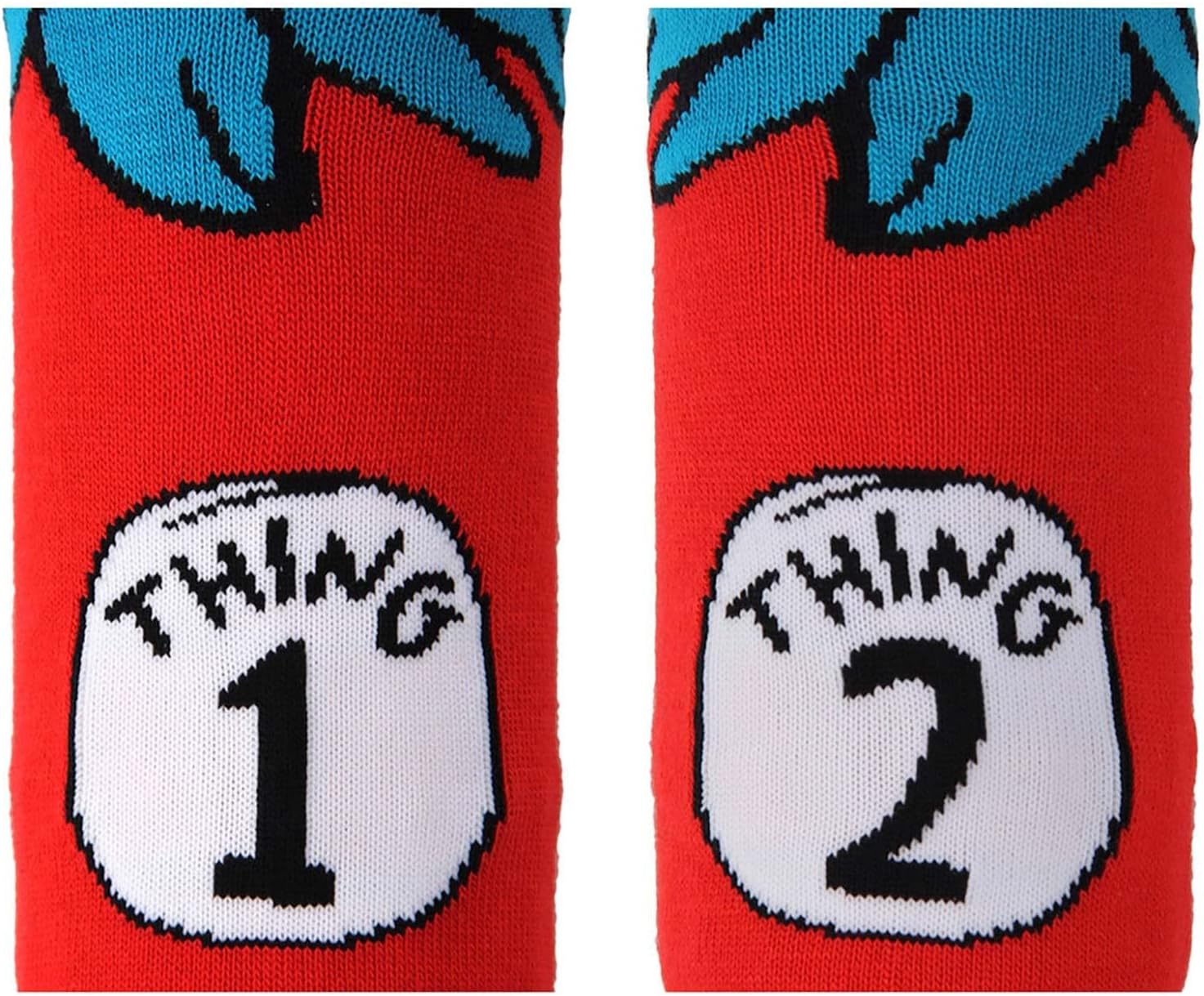 DDD Dr Seuss Thing 1 2 Socks for Kids