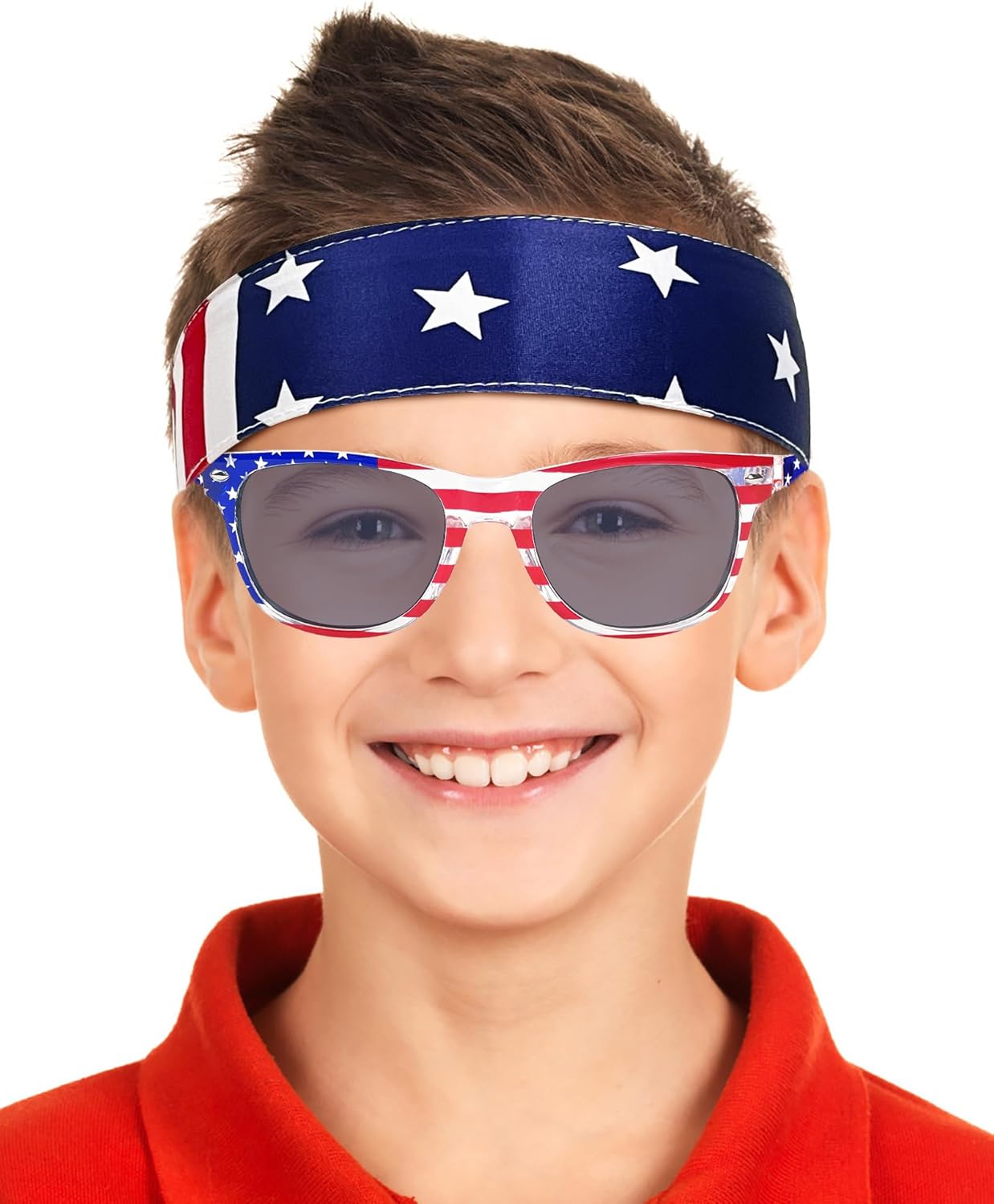 BleSky Kids 4th of July Patriotic Flag Costume Cape