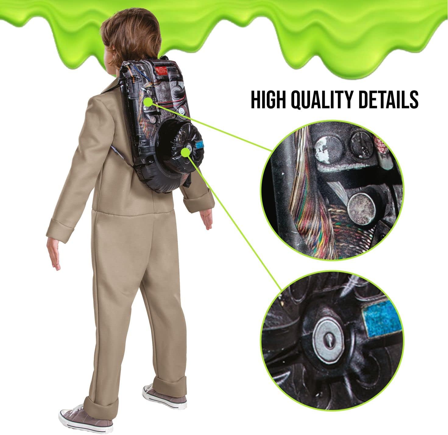 Ghostsbusters Proton Pack Fun Inflatable Halloween Costume for Kids