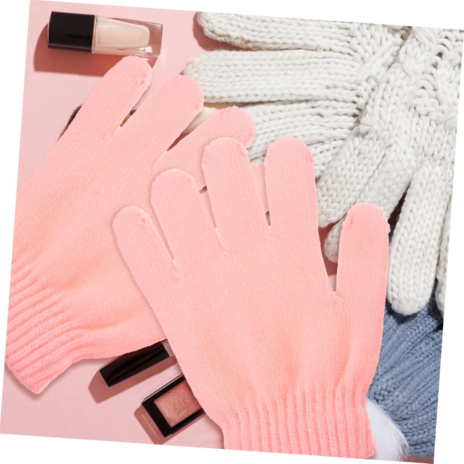 Thick Fleece Gloves for Children Style for Kids Warm Winter