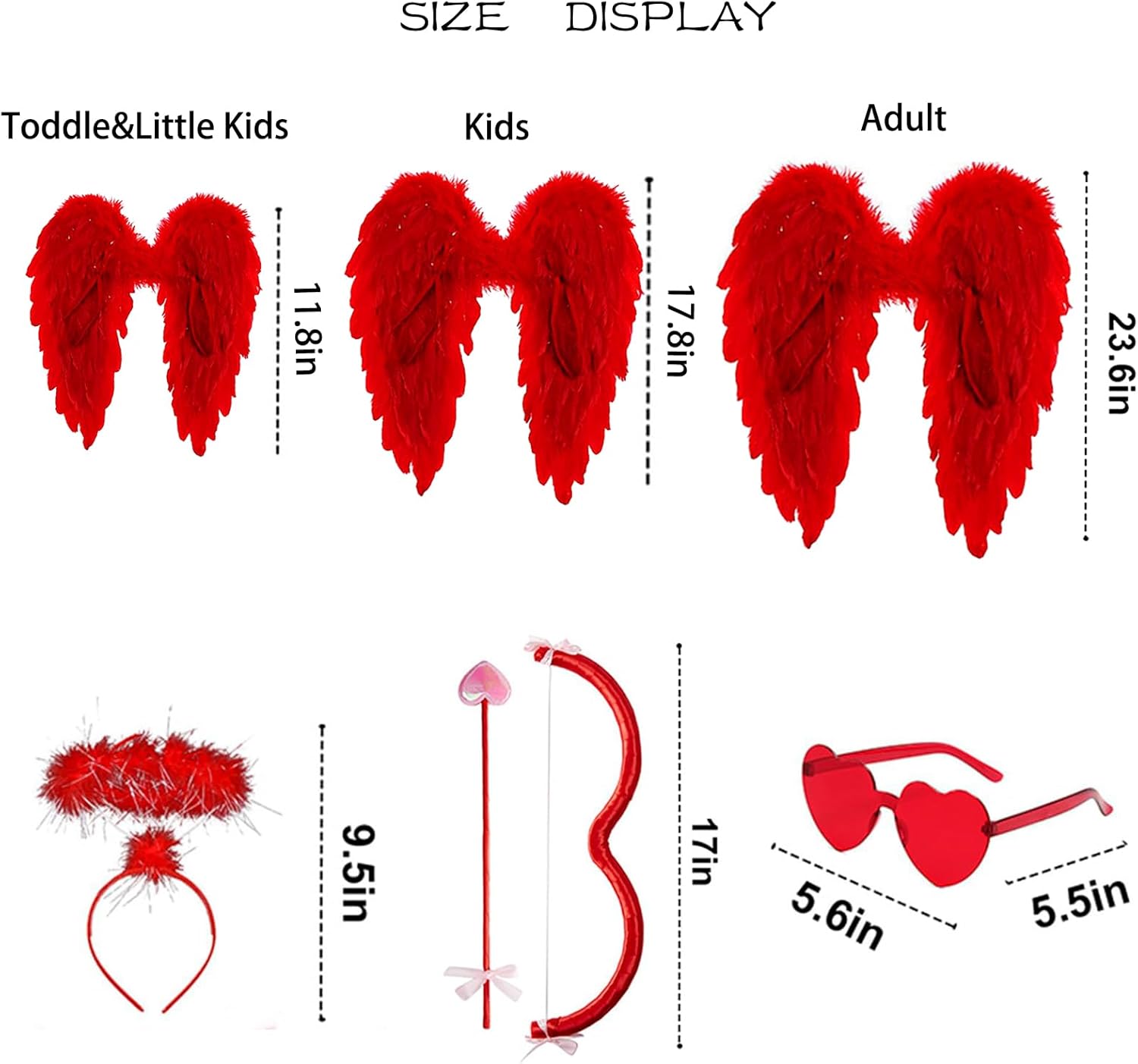 Perfect Valentines Day Cupid Costume for Adults Kids