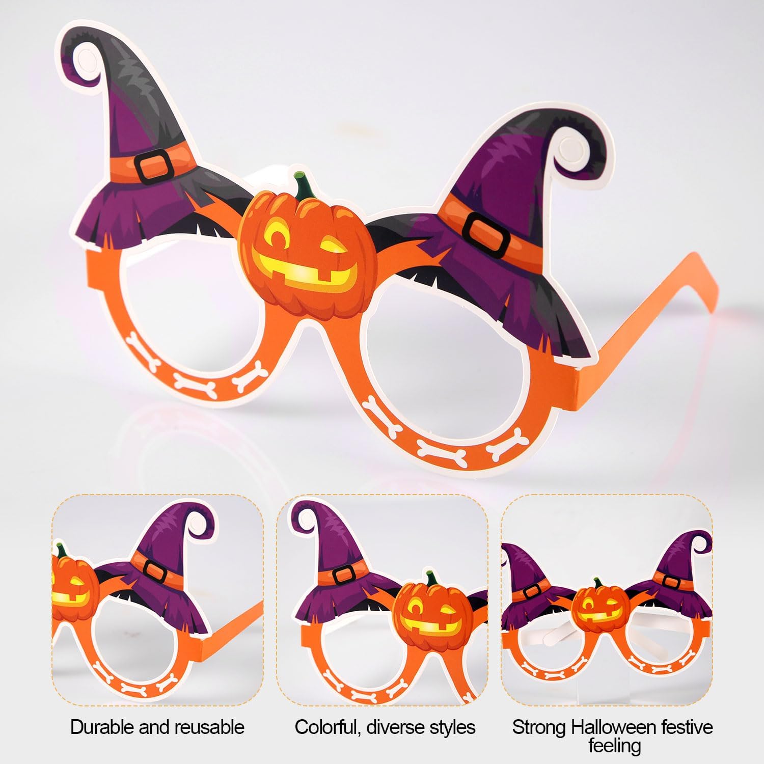 12-Piece Halloween Party Glasses Spooky and Fun