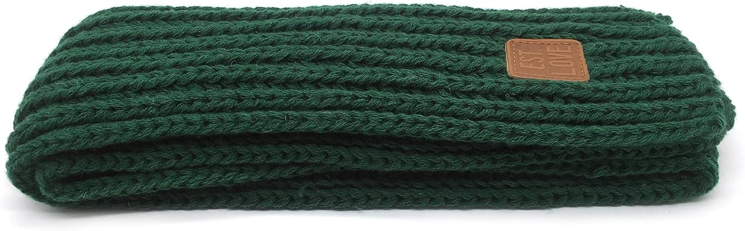 Bearun Kids Knit Scarf Cozy Winter Accessories for Kids