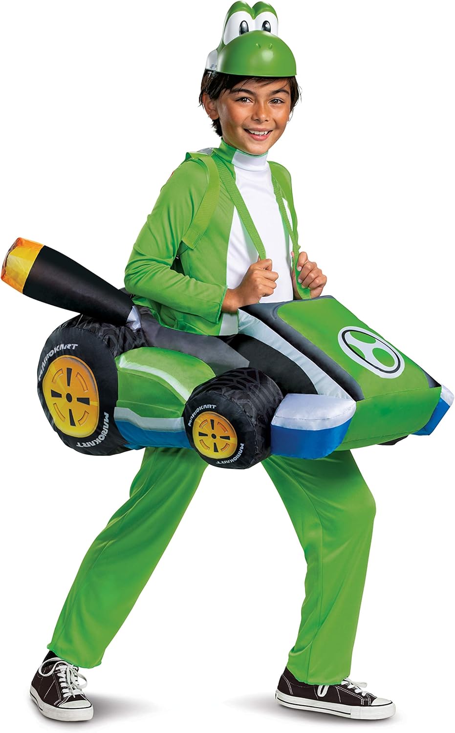 Disguise Yoshi Costume Kart Inflatable Mario Kart