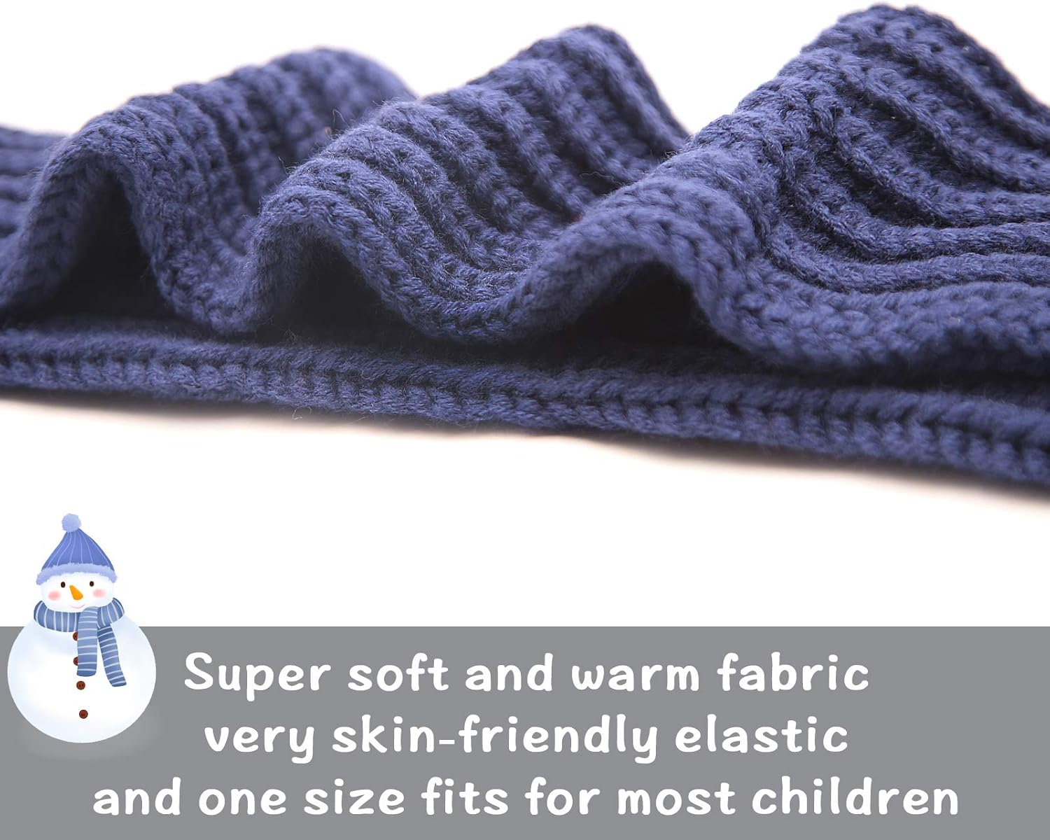 XiaohangWang Unisex Toddler Winter Knit Scarf