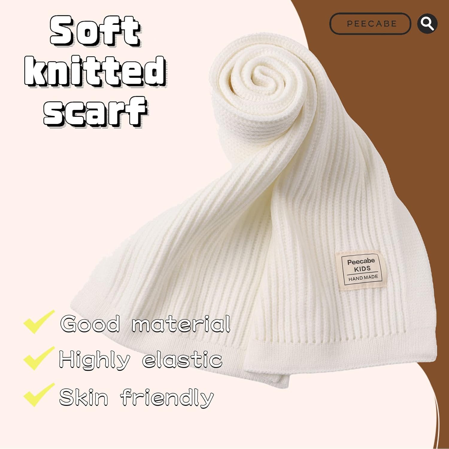 Peecabe Kids Soft Winter Scarf