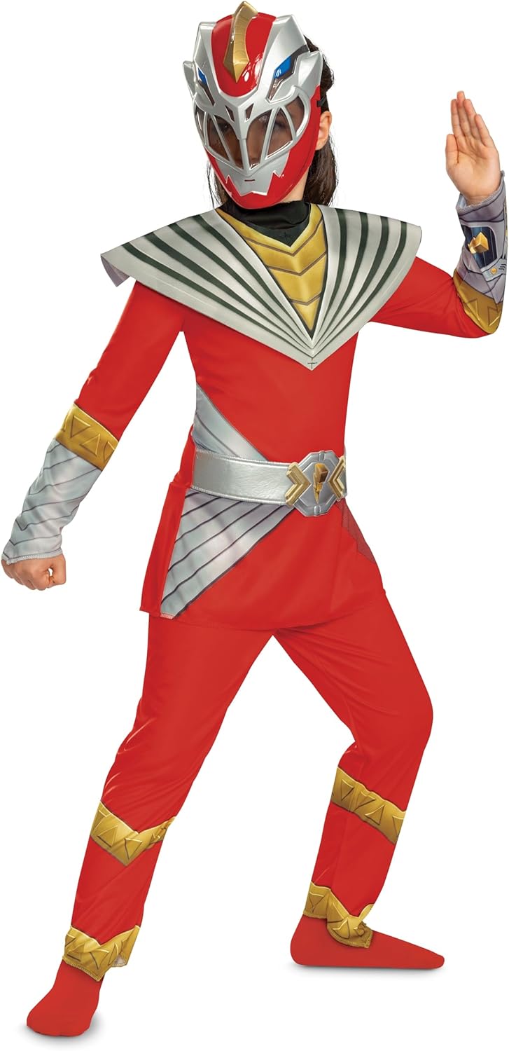 official Red Ranger Cosmic Fury Costume for Girls Unleash Your Super Power