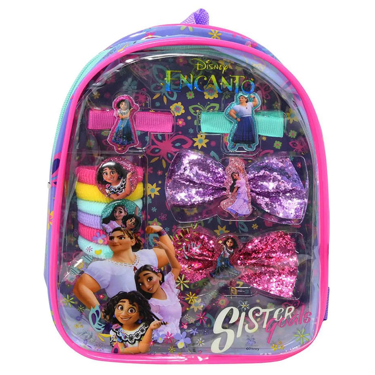 Disney Encanto 10pc Girls Hair Accessory Backpack Dress Up Bows
