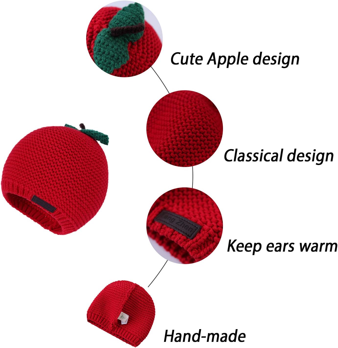 Warm Cozy LangZhen Knitted Child Hats for Winter