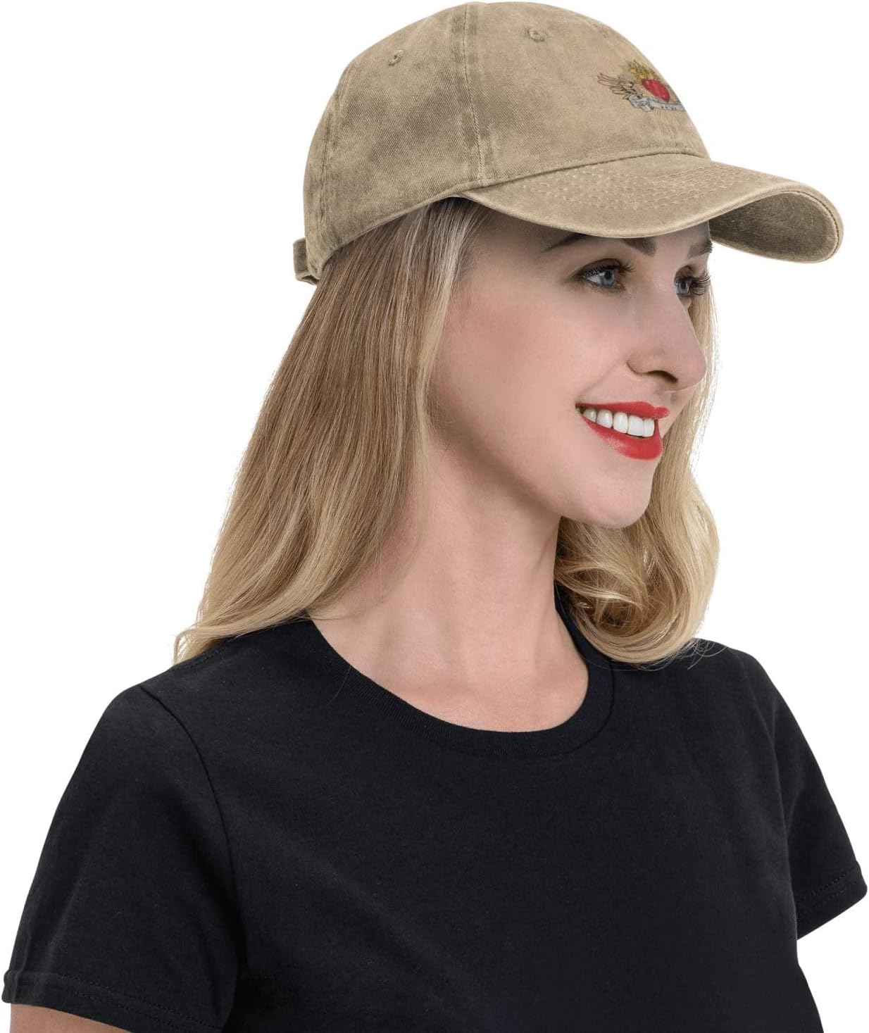 Cool Hearts and Wings Baseball Cap