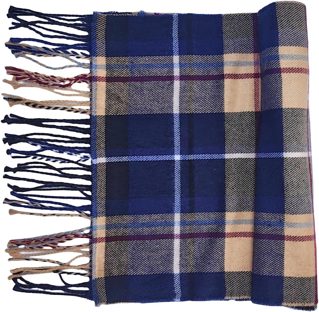 Warm stylish winter scarf for kids and parents