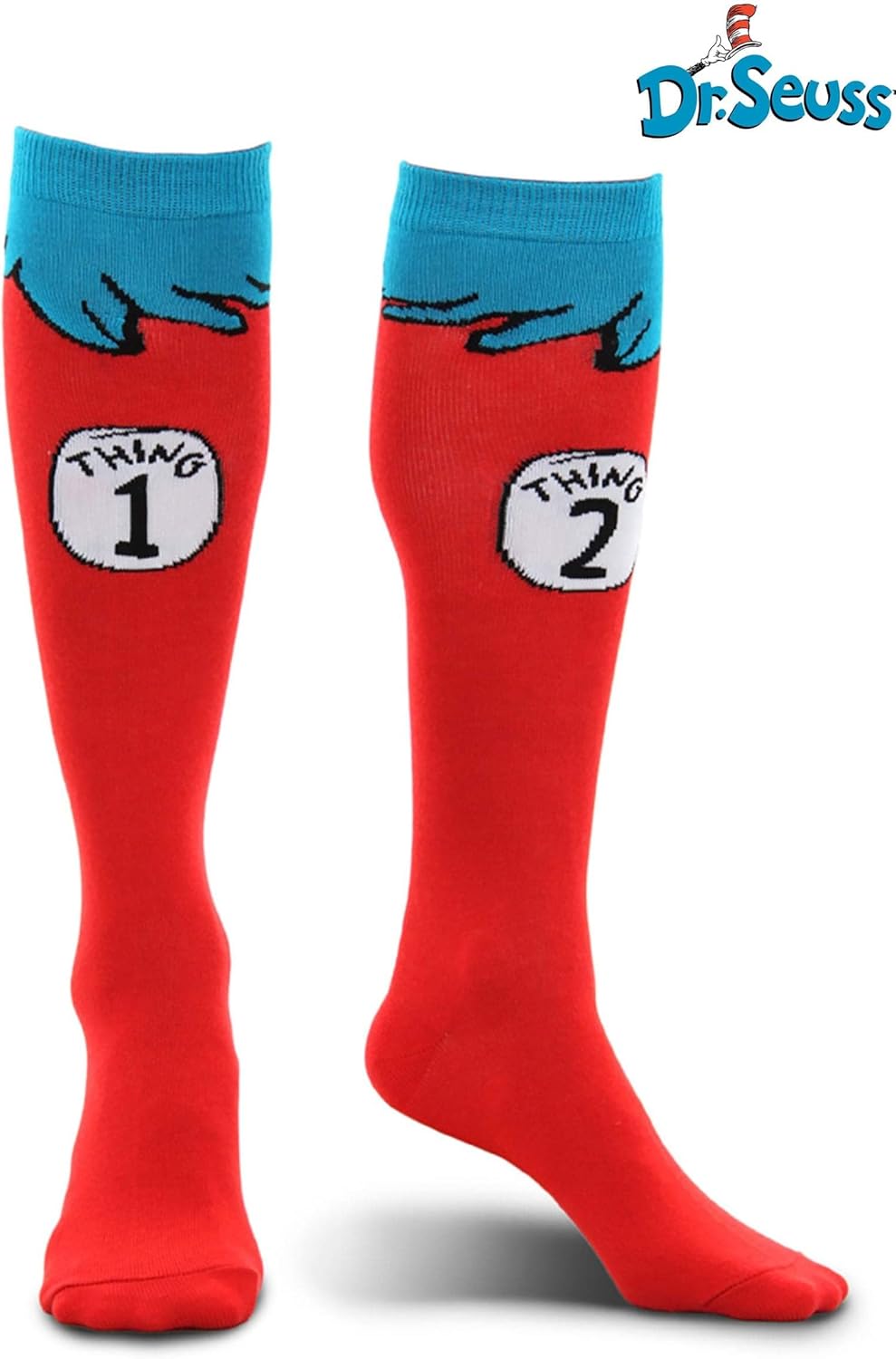 DDD Dr Seuss Thing 1 2 Socks for Kids