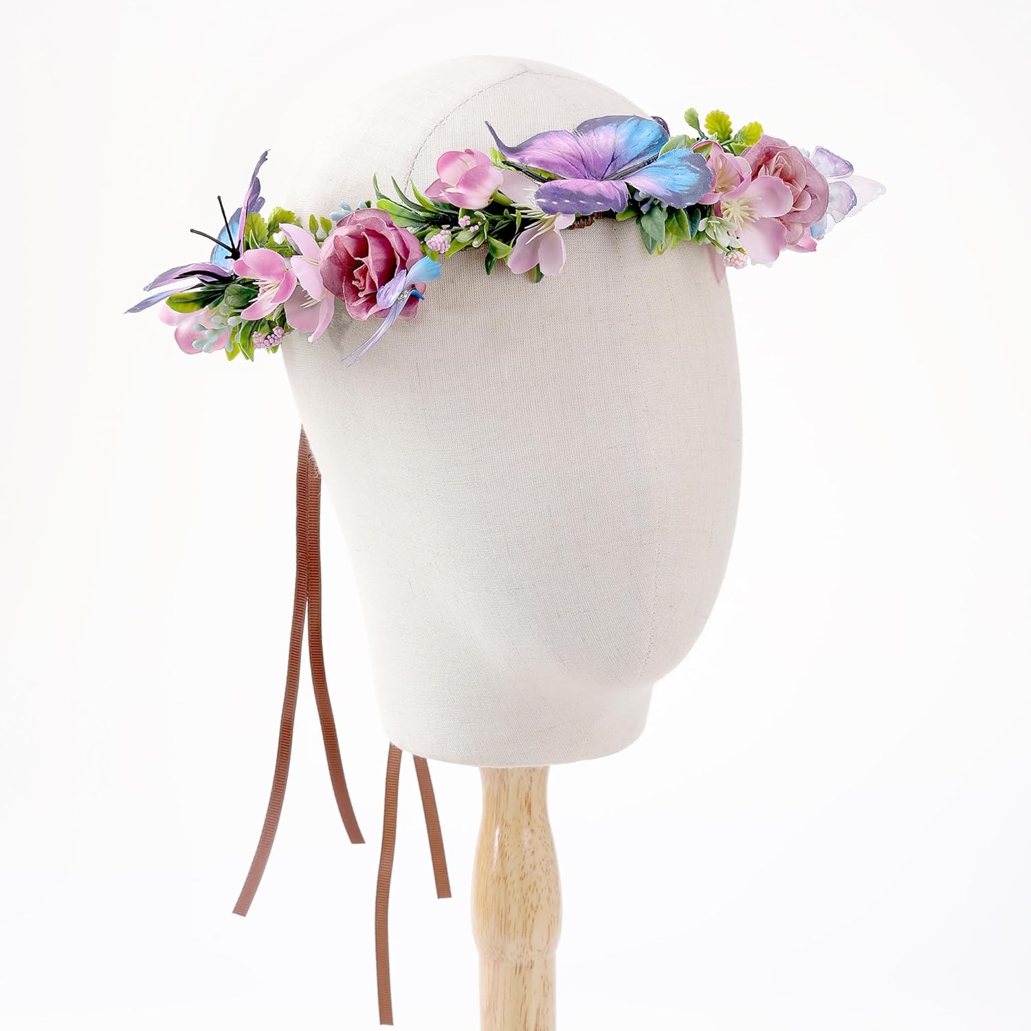 Butterfly Crown Headband - Purple