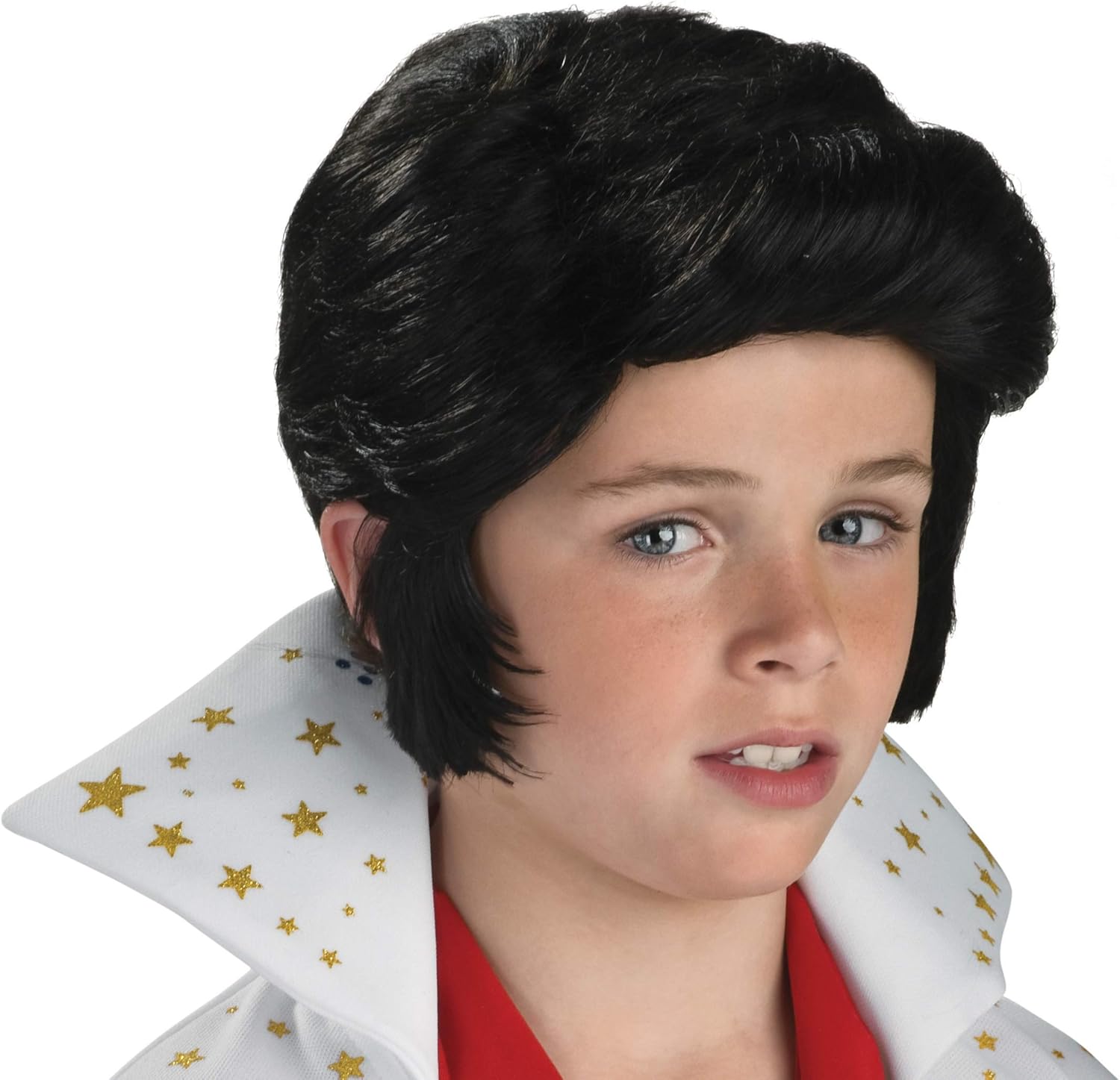 Too Cool for Halloween Rubies Elvis Presley Child Wig Black Small