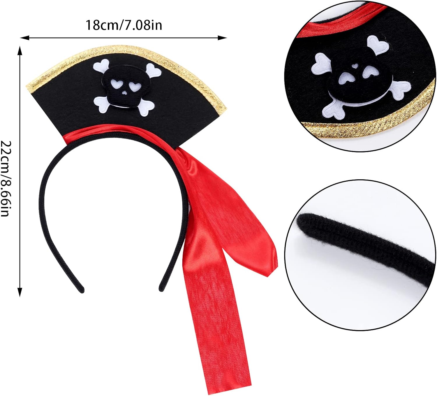 5-Piece Pirate Accessories