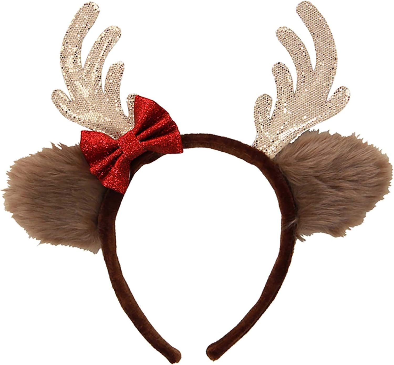 Sparking Reindeer Costume Headband