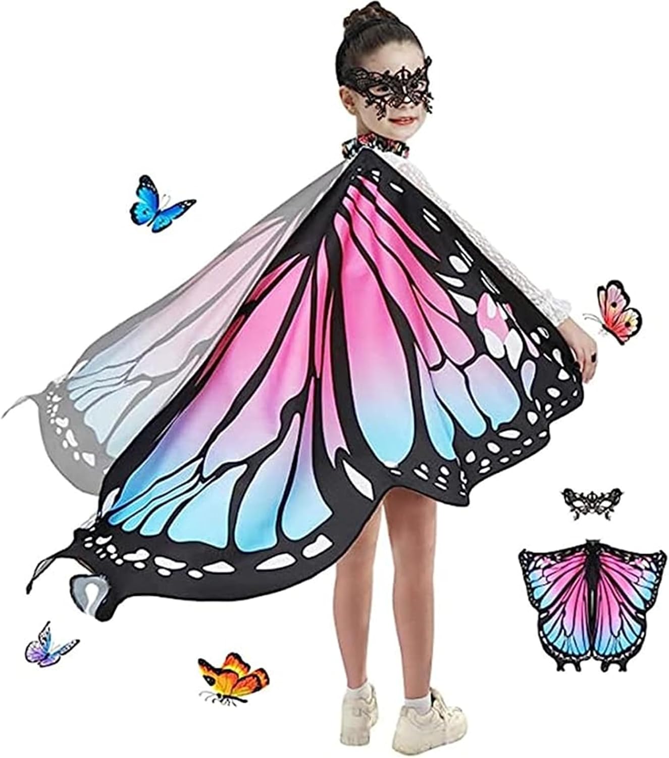 Butterfly Wings Dress for Girls FairyRavFestival