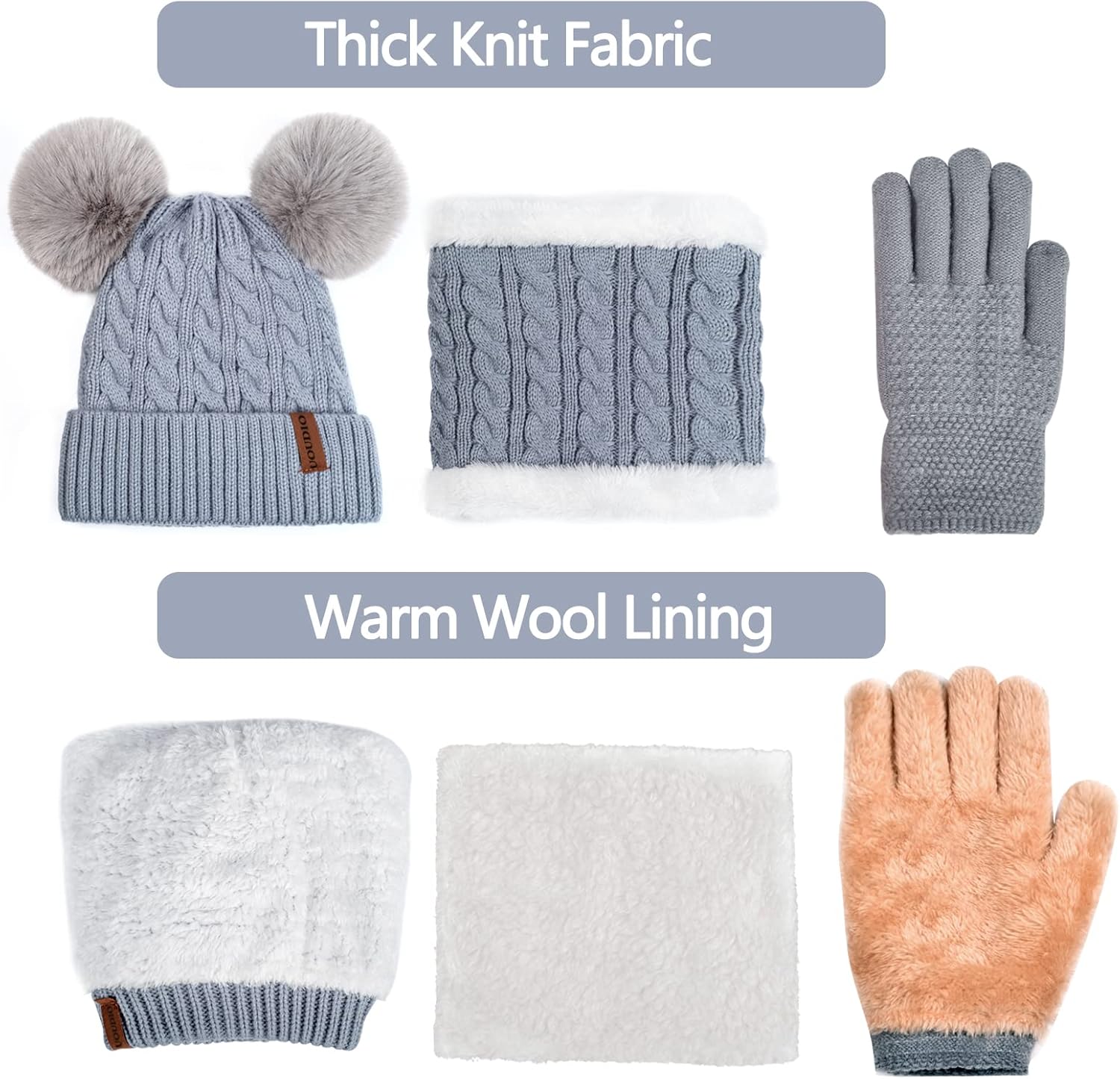 UOUDIO Kids Winter Set