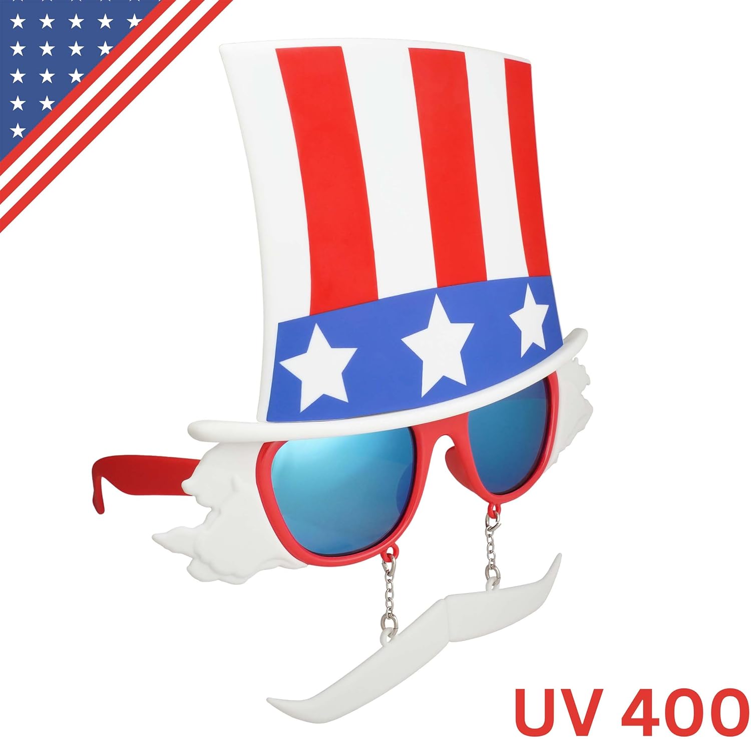 Sun-Staches Free the Spirit 4th of July Sunglasses