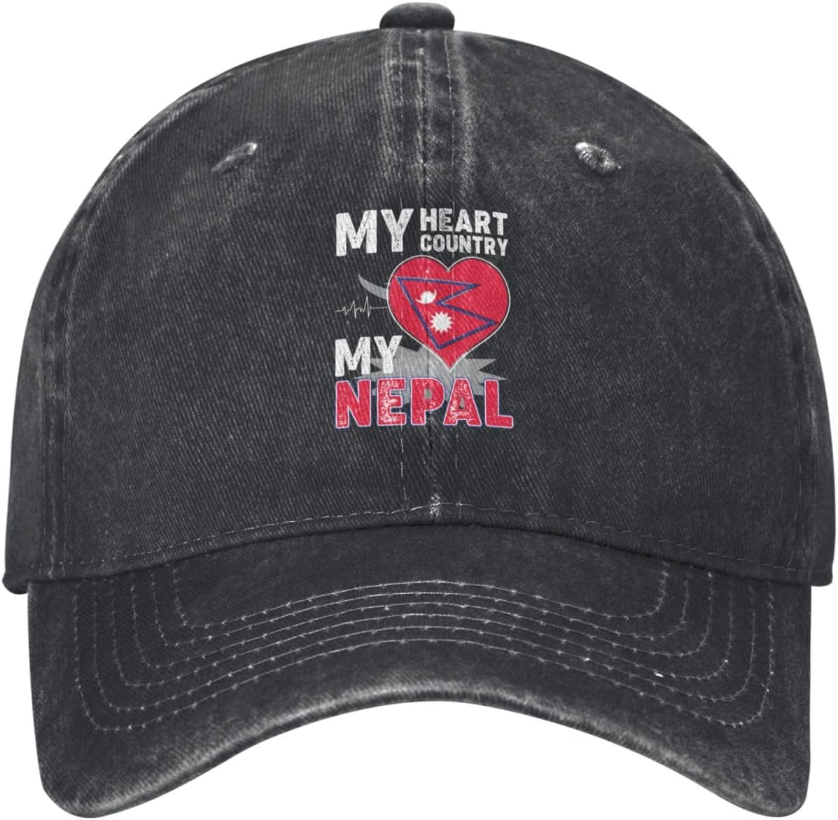 My Heart My Country My Nepal Baseball Cap