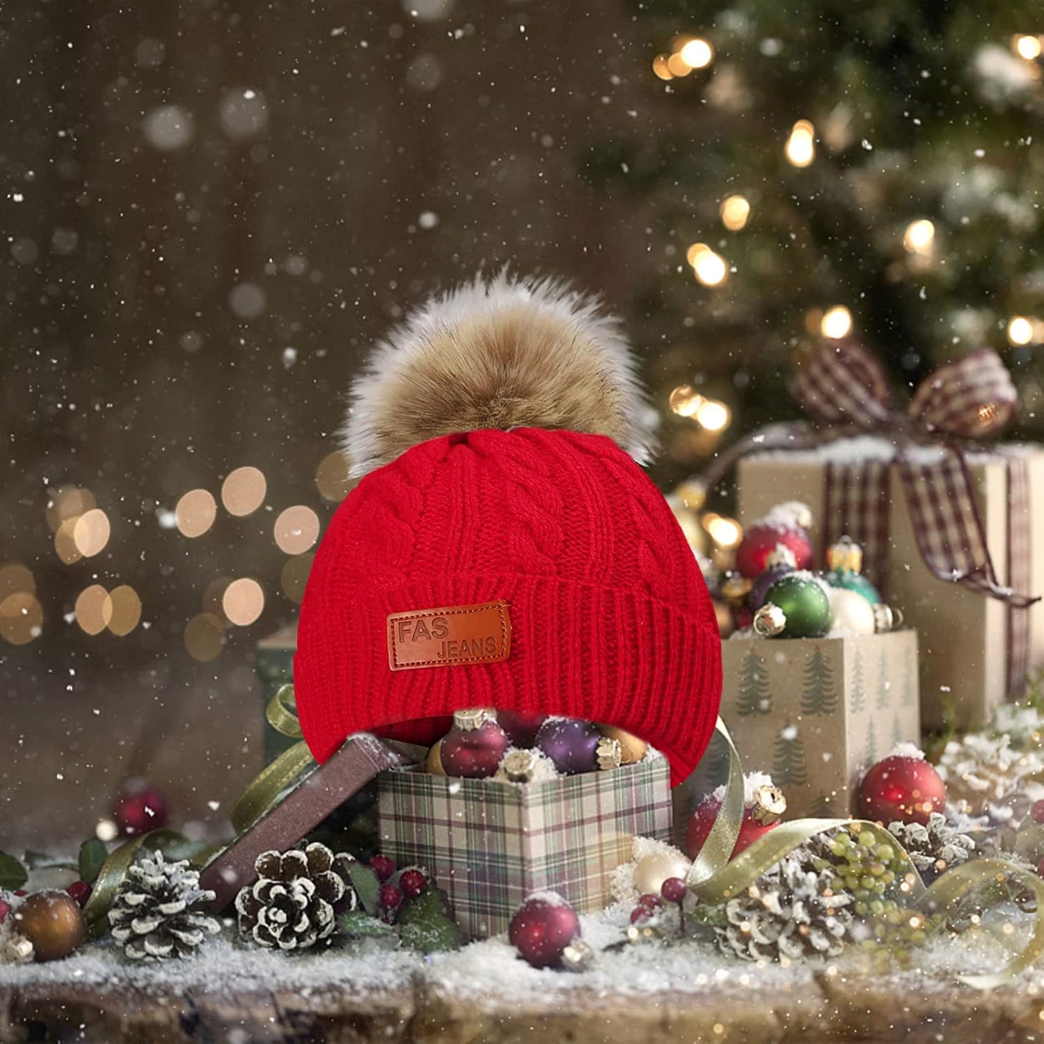 HGps8w Winter beanie hats for women and girls