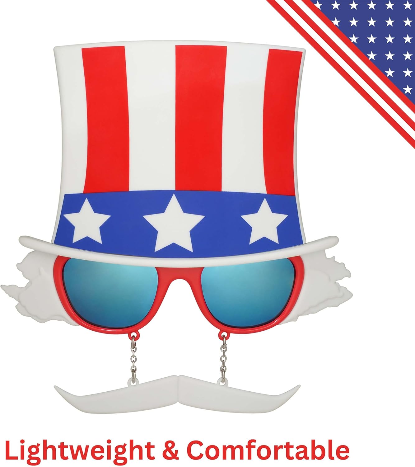 Sun-Staches Free the Spirit 4th of July Sunglasses