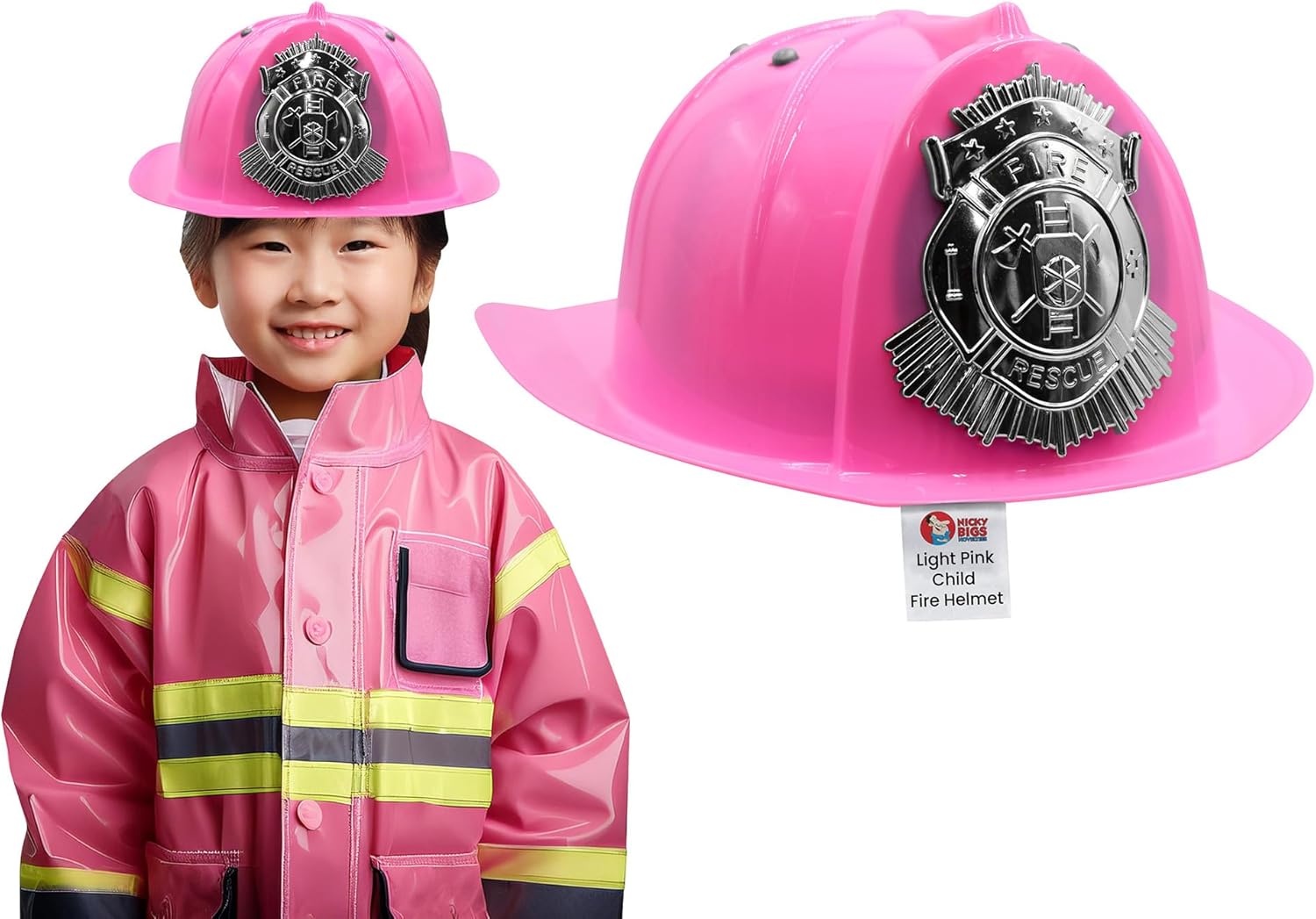 Firefighter Helmet Kids Costume 1