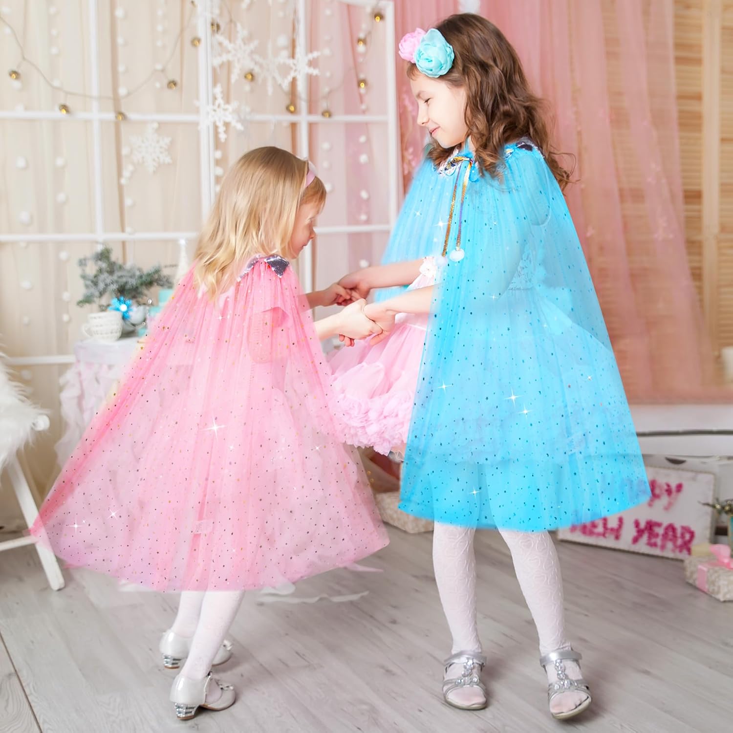 Esvaiy Princess Dress-Up Clothes Cape Set for Girls