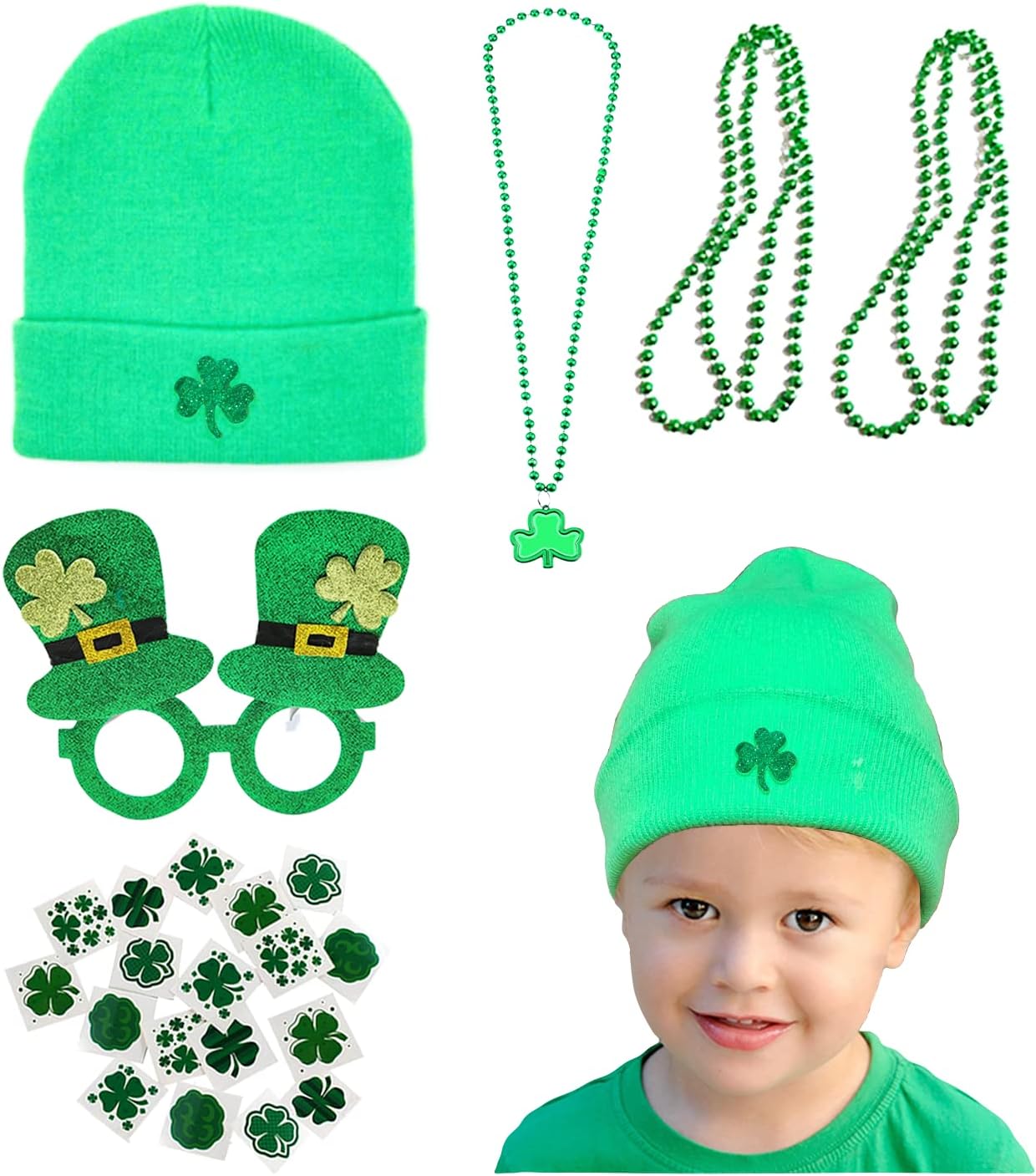 ORANGAROOS St Patricks Day Costume Accessories Set for Boys