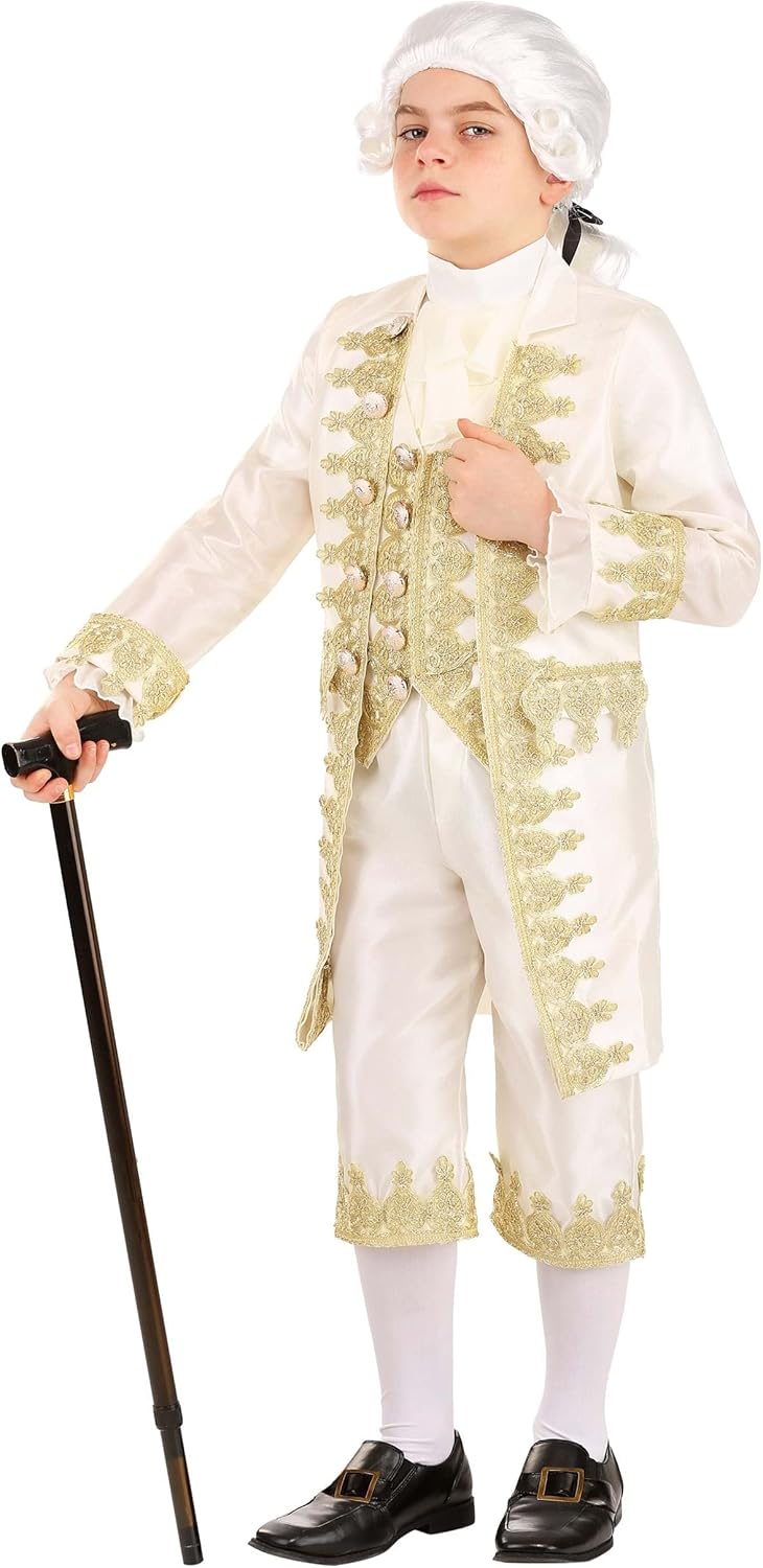 Louis XVI Kids Costume 100 polyester for comfort
