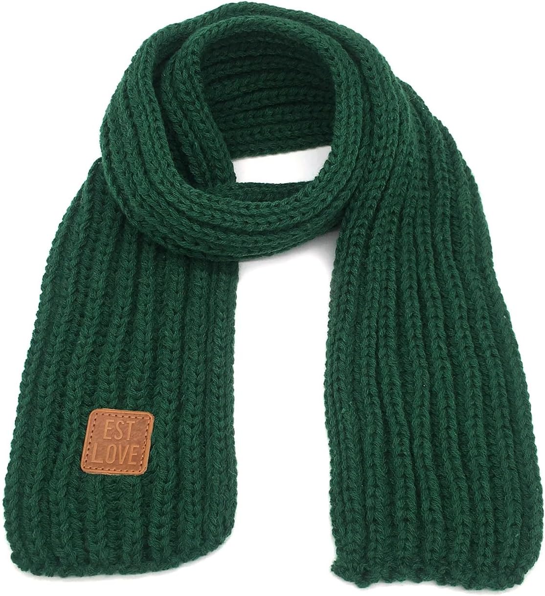 Bearun Kids Knit Scarf Cozy Winter Accessories for Kids