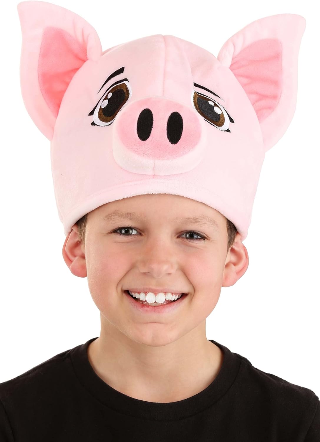 Adjustable Plush Pig Hat