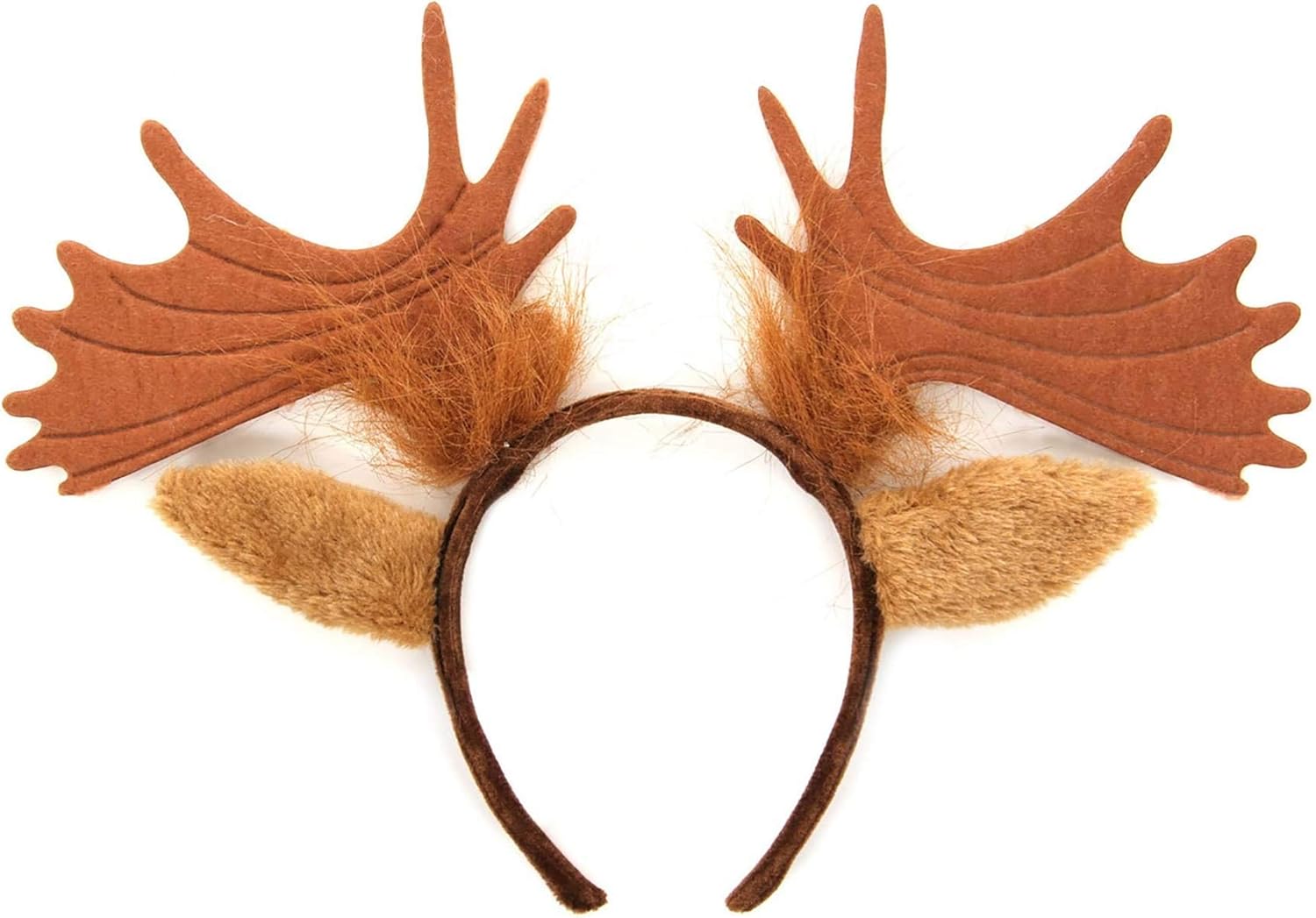 Moose Ears Antlers Costume Headband