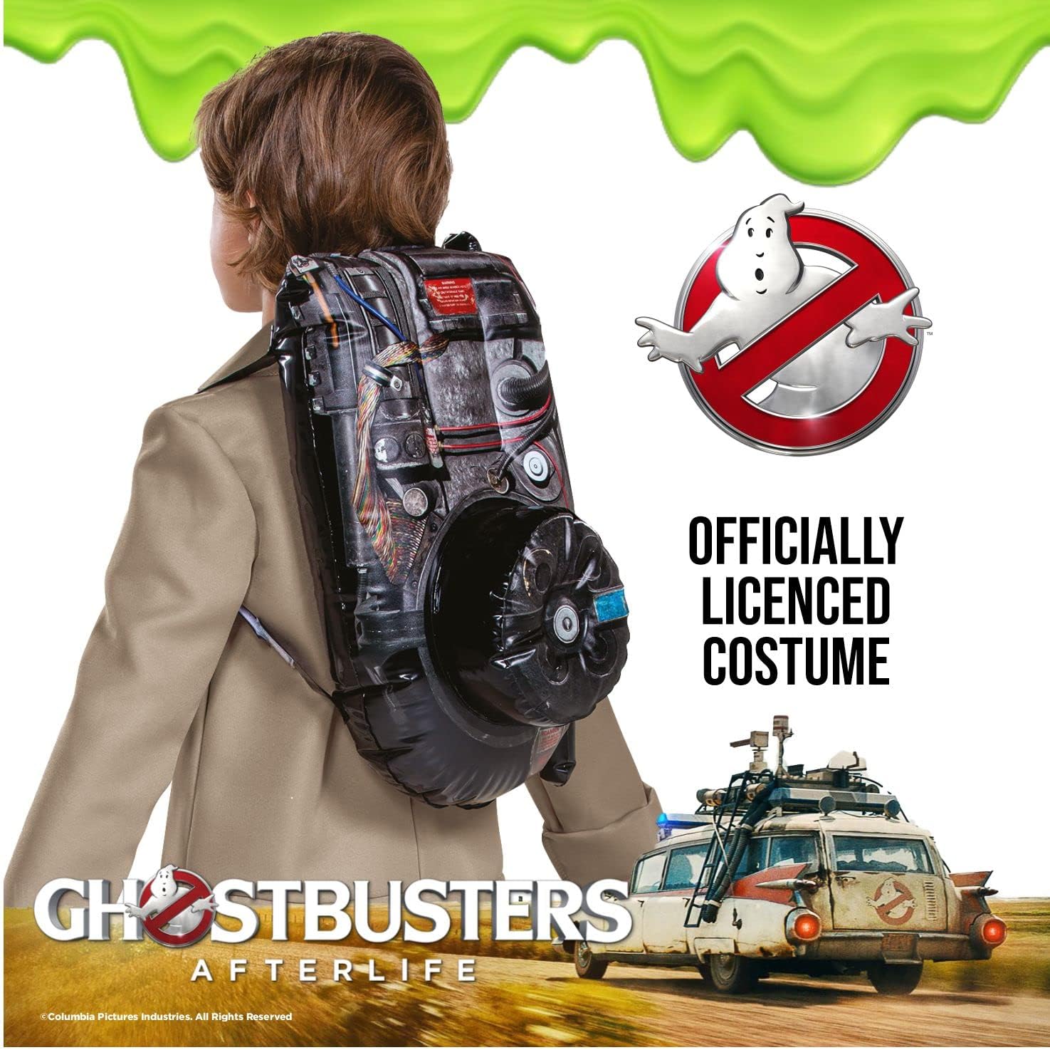 Ghostsbusters Proton Pack Fun Inflatable Halloween Costume for Kids