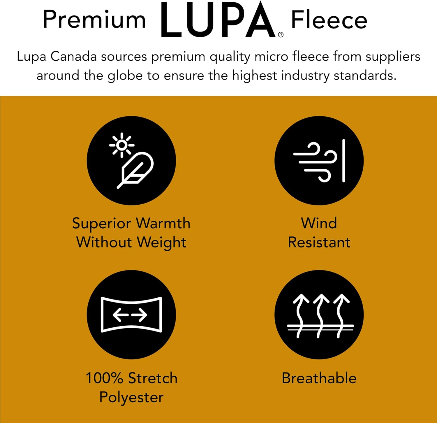 Lupa Kids Stretch Fleece Pillion Neck Warmer - Soft Durable for Extreme Cold