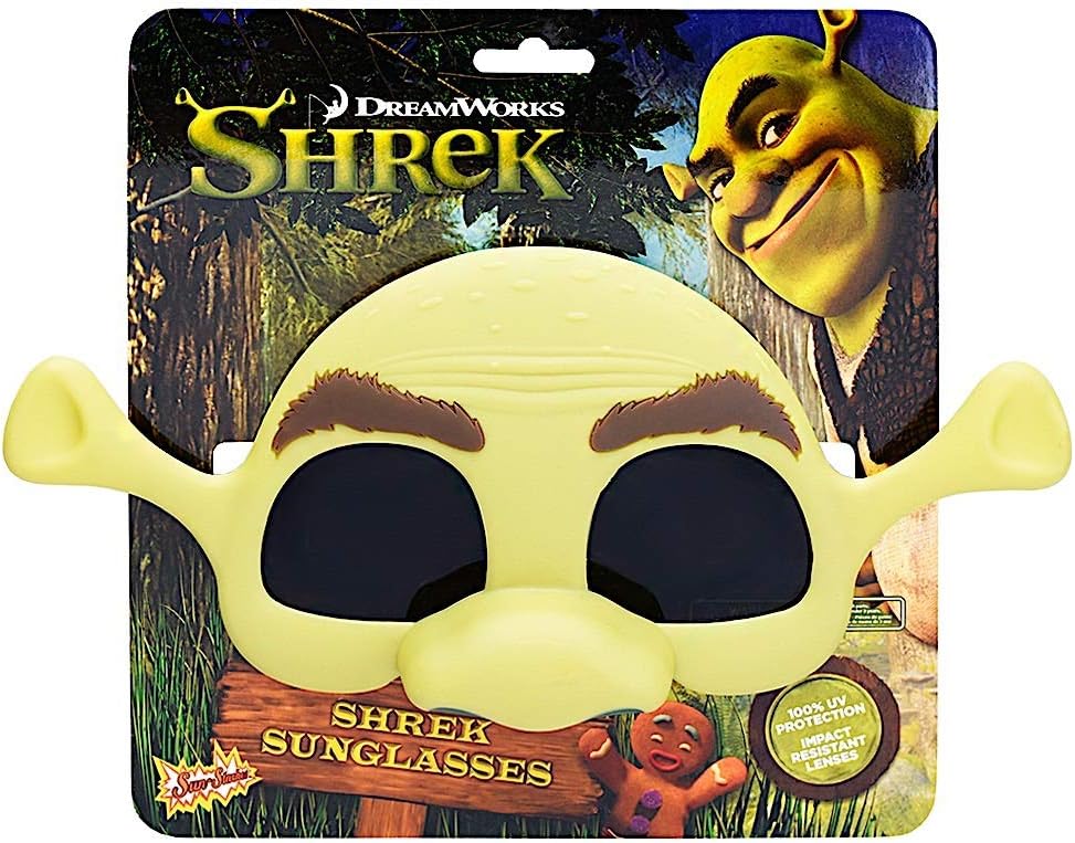 Sun-Staches Official Shrek Sunglasses for Kids Fun fashionable and super durable