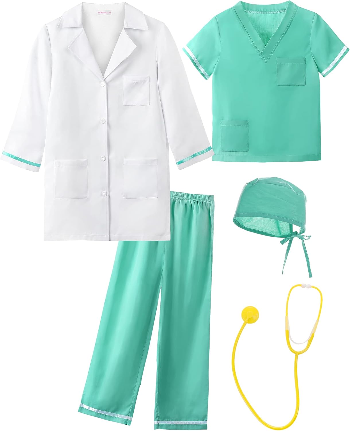 ReliBeauty Kids Doctor Costume with Accessories