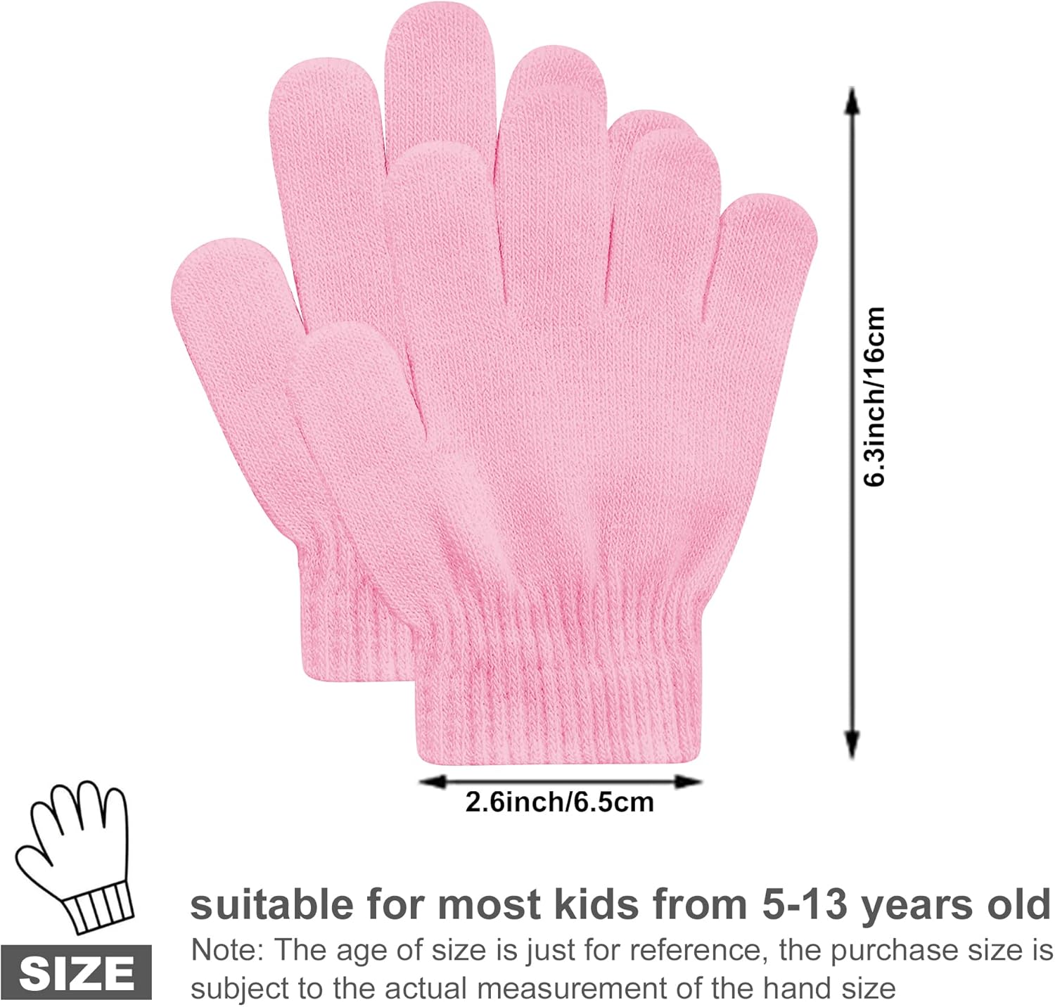 Doovid Perfect for Kids Stretchy Knit Gloves