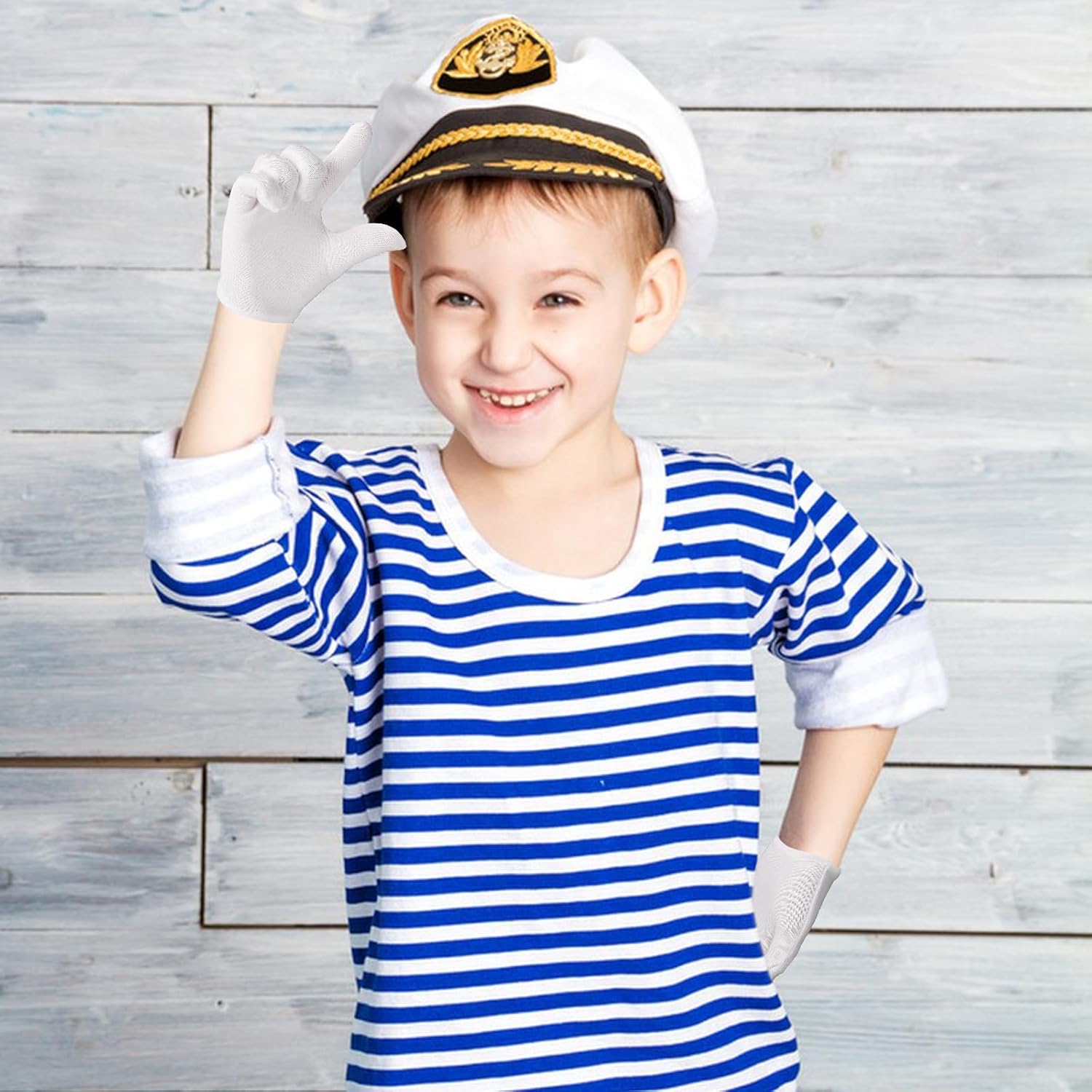 White Gloves for Kids - Stretchy Reliable