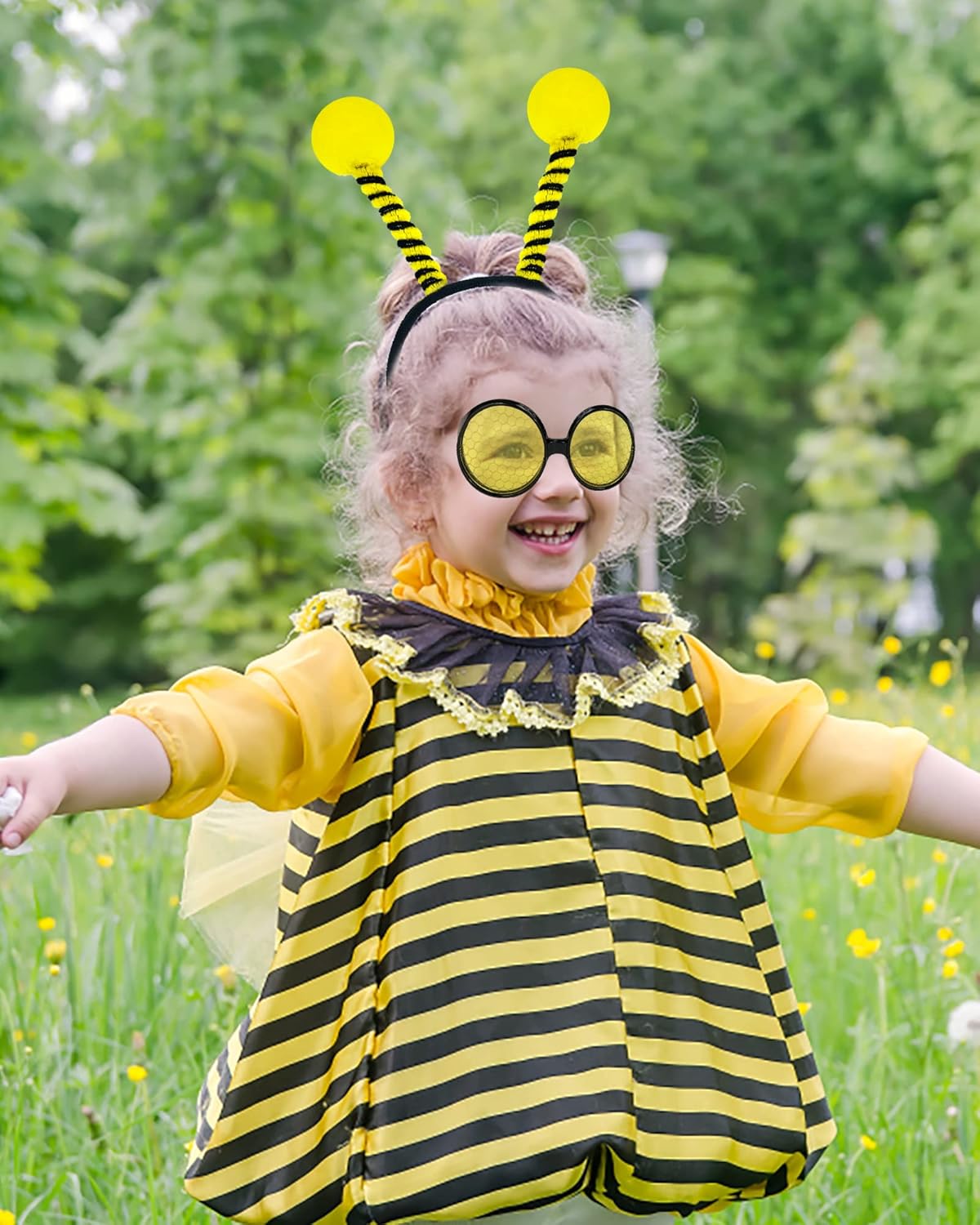 Bee antenna headband glasses for adults
