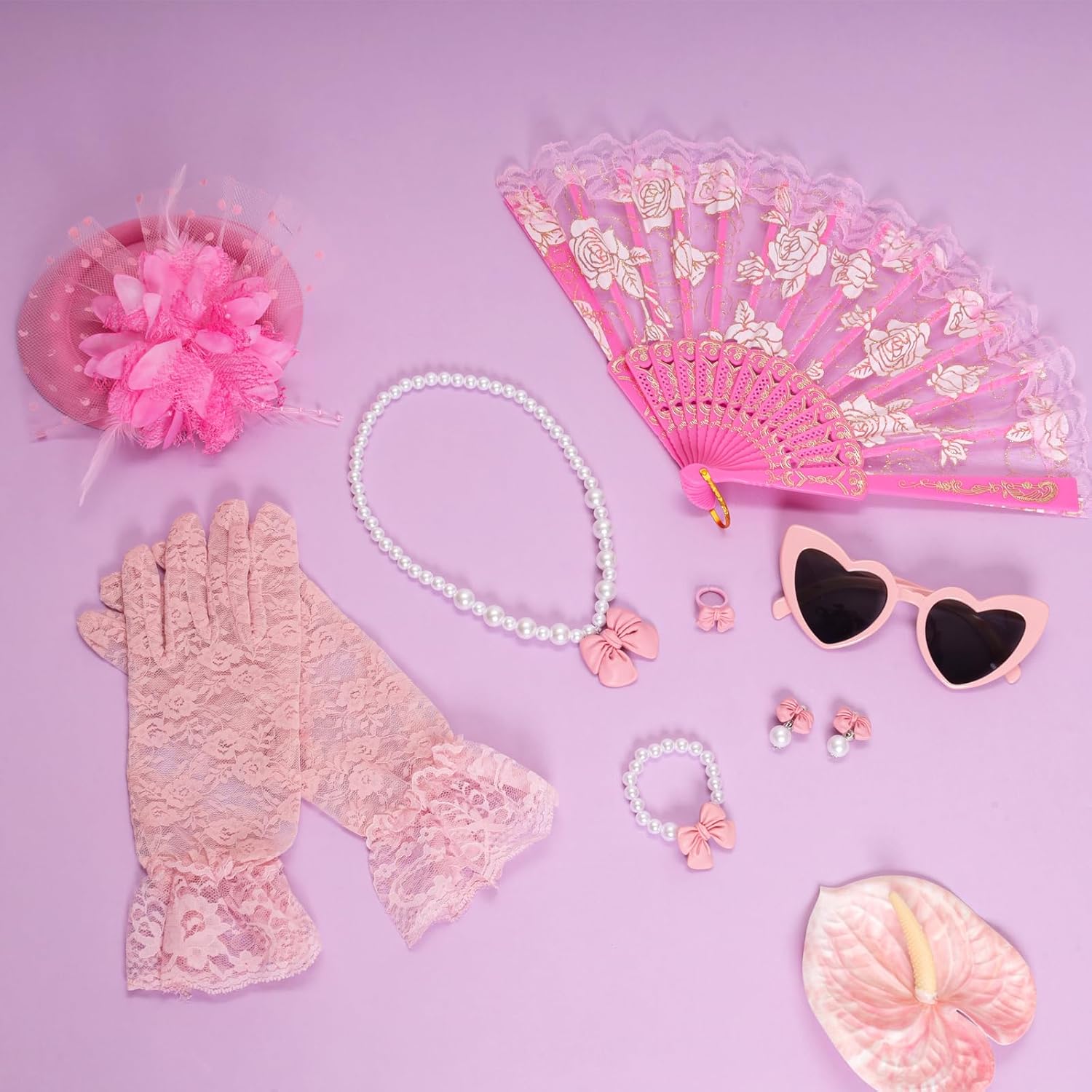 Fumwase Girls Tea Party Dress Up Set