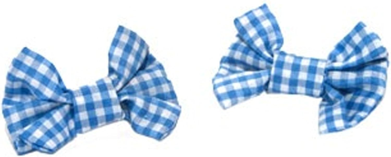 Dorothy Costume Hair Bows Blue
