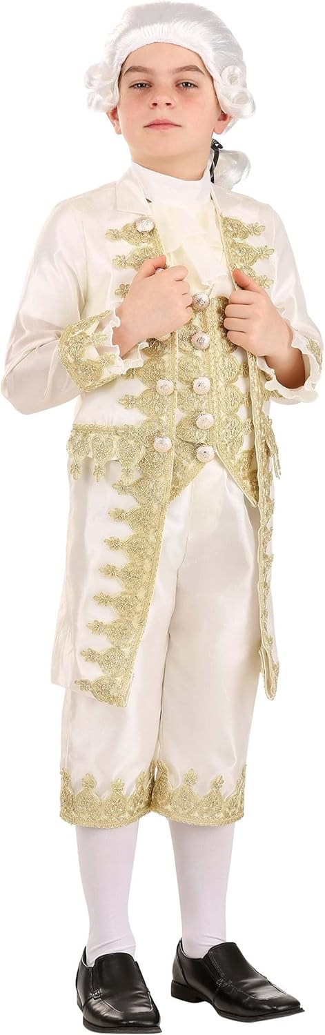 Louis XVI Kids Costume 100 polyester for comfort