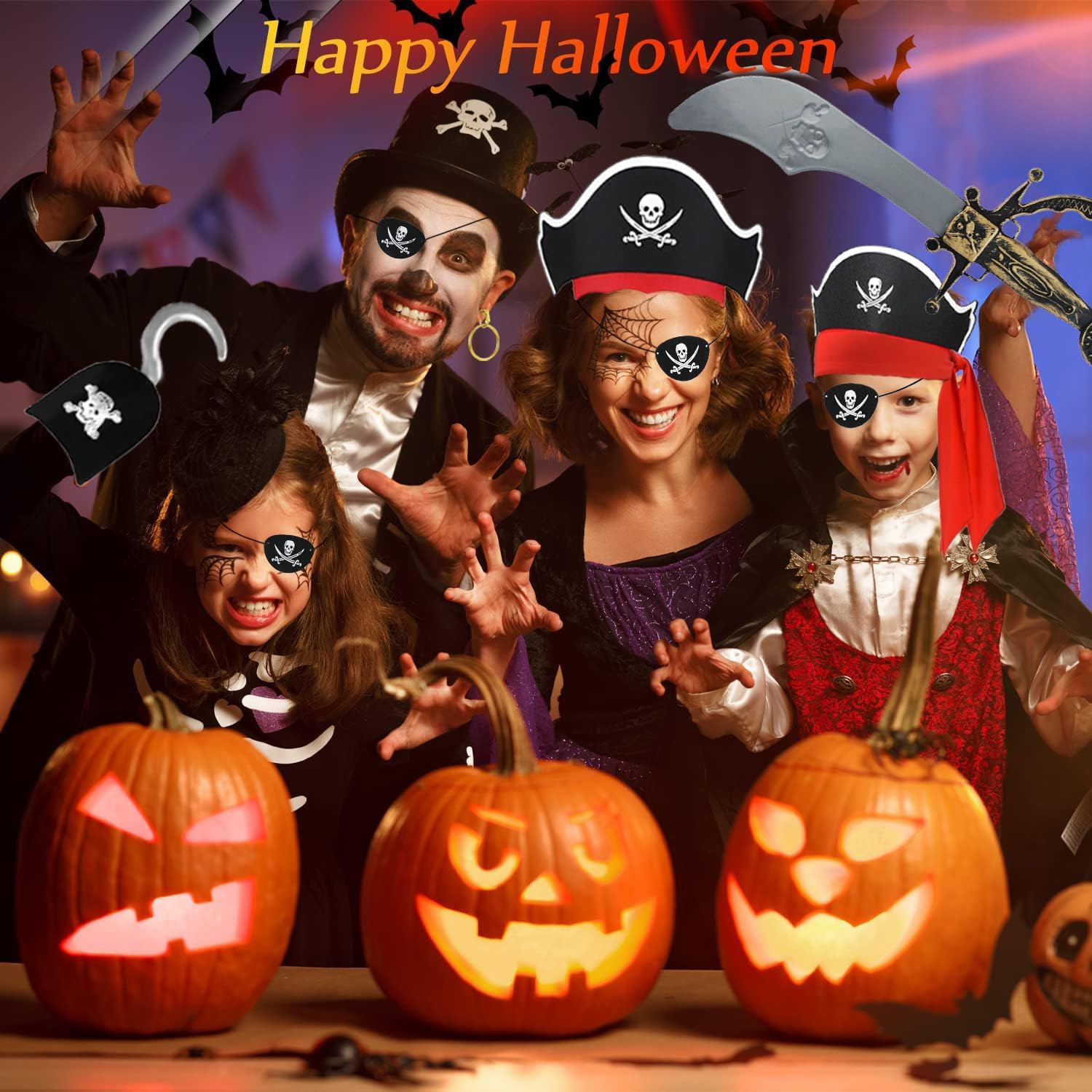 Pirate Kids Costume Accessory Kit Perfect for Party Use