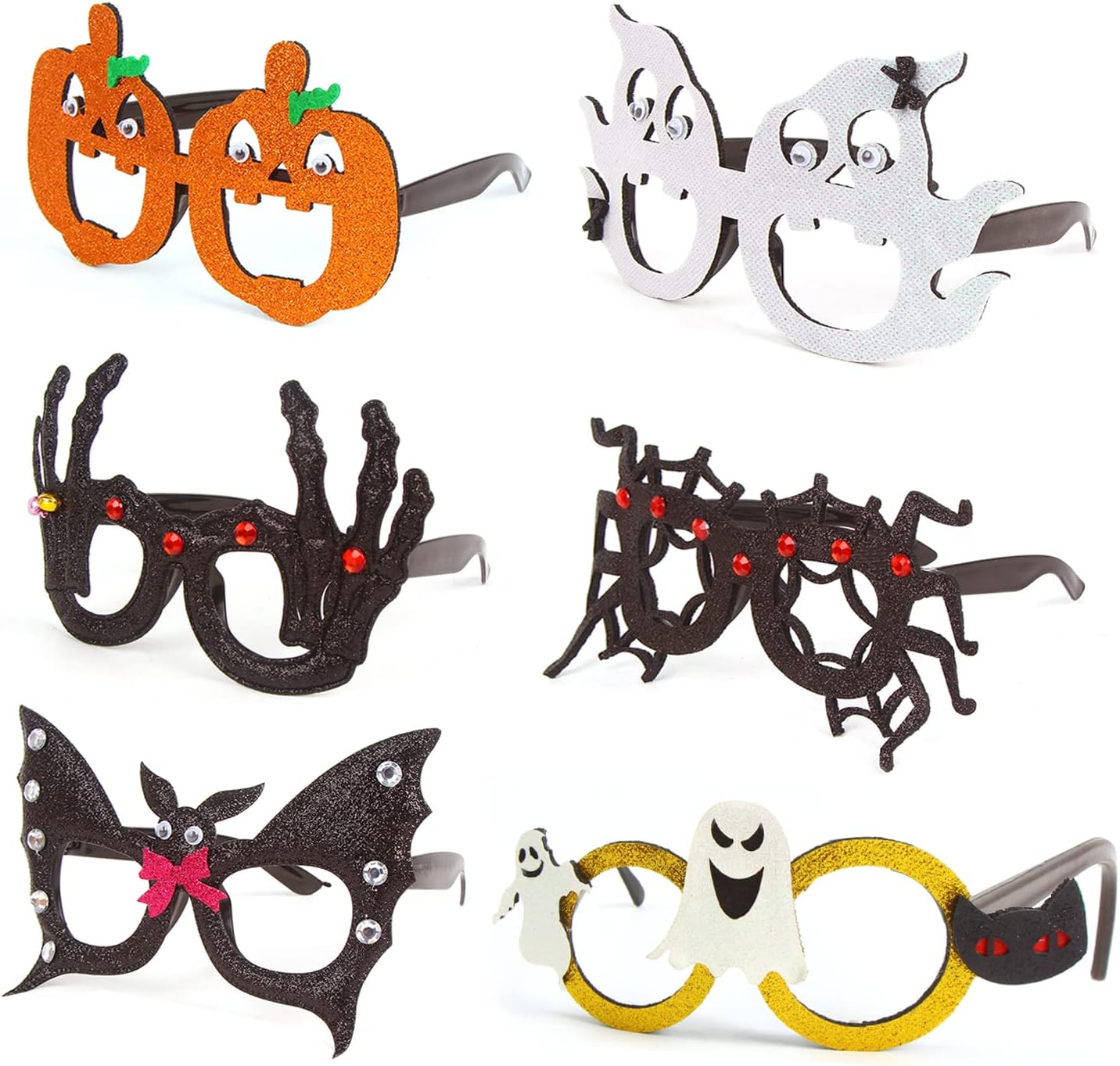 CCINEE 6-Piece Halloween Glasses for Kids