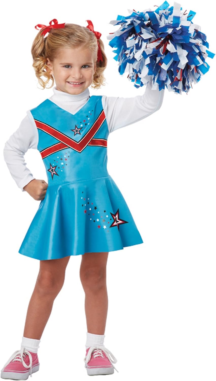 California Costumes Cheerleader Toddler Costume for 4-6 Years Old