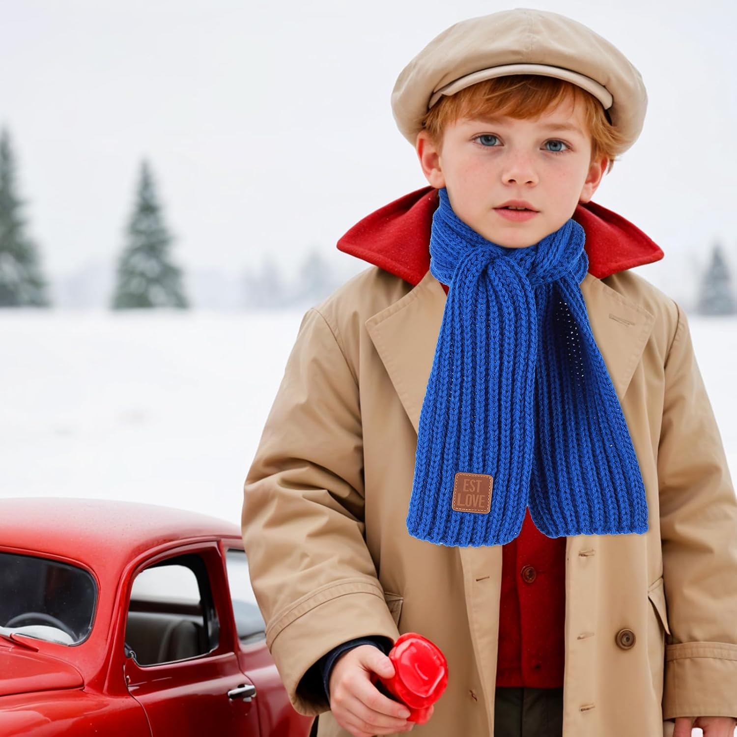 Warm Kids Winter Knit Scarves