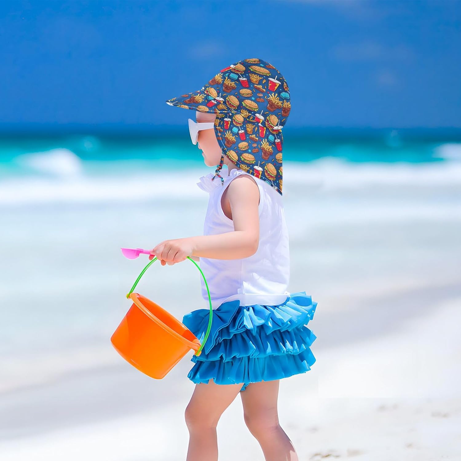 Chic Baby Sun Hat for Kids - Beach Hiking Friendly